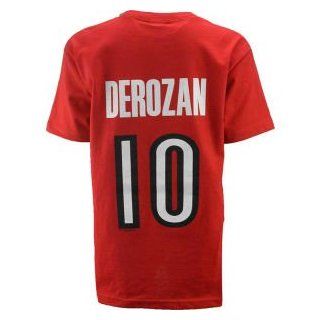 Toronto Raptors Demar Derozan Profile NBA Youth Name And Number T Shirt : Sports Fan T Shirts : Sports & Outdoors
