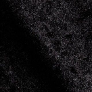 (EconoCuts) Stretch Panne Velvet Black 60 Inch Wide By One and a Half Yards (F.E.) : Other Products : Everything Else