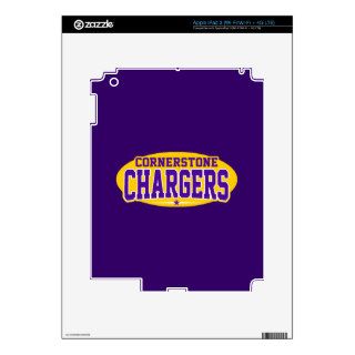 Cornerstone Christian; Chargers iPad 3 Decals