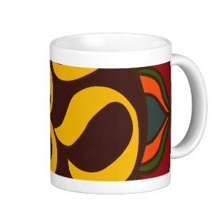 Om Retro Symbol Inner Peace Design! Coffee Mug