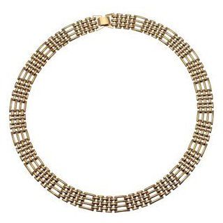 Gate Gold Plated Choker Necklace: Jewelry