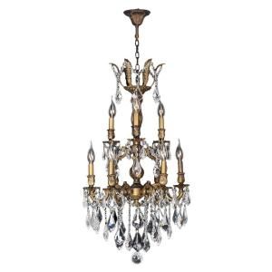 Worldwide Lighting Versailles Collection 9 Light Crystal and Antique Bronze Chandelier W83342B19