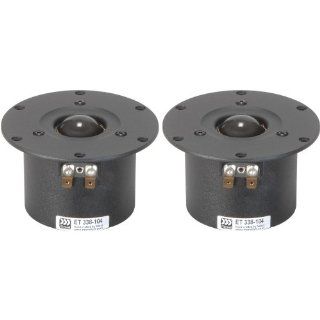 Morel ET 338 104 1 1/8" Soft Dome Tweeter Matched Pair : Vehicle Tweeters : Car Electronics