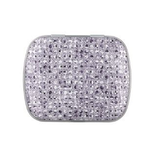 Silver Sequin Effect Jelly Belly Tins