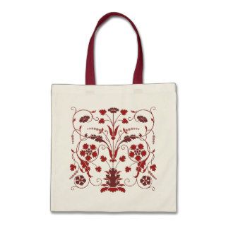 Folk Style Floral Design Use For Anything Bag