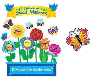 Garden Of Good Manners Mini Bulletin Board Set: Toys & Games