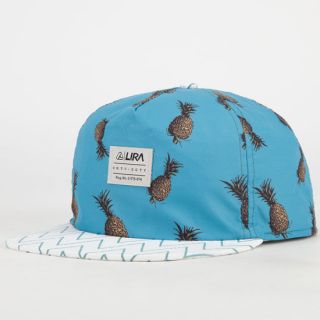 Pineapples Mens Snapback Hat Teal Blue One Size For Men 237935246