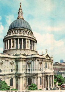 Vintage Post Card: London, St. Paul's Cathedral #106, Charles Skilton's Postcard Series: Everything Else