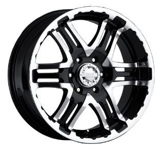 Gear Alloy Double Pump 18x9 Black Wheel / Rim 6x5.5 with a 30mm Offset and a 107.95 Hub Bore. Partnumber 713MB 8908430 Automotive