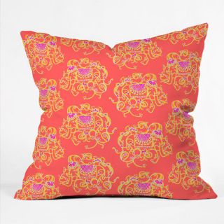 Far Away Elephants Throw Pillow Coral One Size For Women 245609313