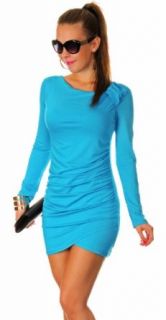 Glamour Empire Women's Stretch Bodycon Jersey Long Sleeve Tunic Dress at  Womens Clothing store: Grey Dress