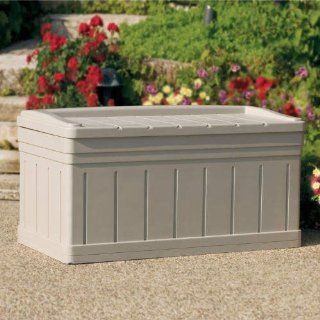 Suncast Deck Box w/Seat   129 gallon  Patio, Lawn & Garden