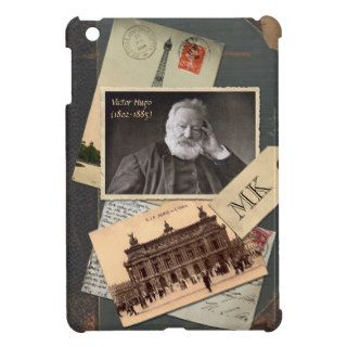 Customizable Old Vintage Book Author Postcard Pic iPad Mini Cases