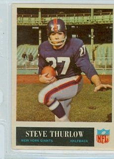 1965 Philadelphia 123 Steve Thurlow Giants Excellent to Mint: Sports Collectibles
