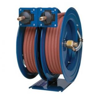 Coxreels C LP 125 125 Dual Purpose Spring Rewind Hose Reel for air/water: 1/4" I.D., 25' hose each, 300 PSI: Air Tool Hose Reels: Industrial & Scientific