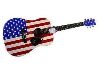 Phish Autographed Signed Flag Guitar & Proof UACC & PSA: Phish: Entertainment Collectibles