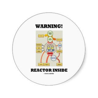 Warning! Reactor Inside (Nuclear Power Reactor) Stickers