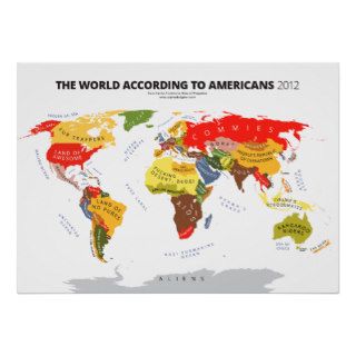 The World According to the USA Print