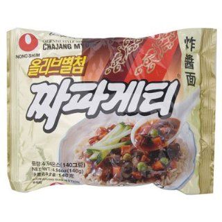 Nong Shim Instant Noodle Spaghetti 140g. 3pack : Packaged Noodle Dinner Kits : Grocery & Gourmet Food