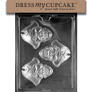 Dress My Cupcake DMCK142 Chocolate Candy Mold, Pirate Piece: Candy Making Molds: Kitchen & Dining
