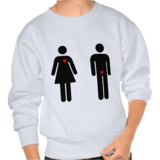 The Difference Between Men and Women Pull Over Sweatshirts