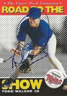 Todd Walker 1994 Upper Deck Prospects Minor League Autograph RC #167: Sports Collectibles