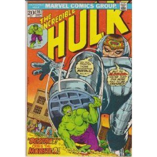 The Incredible Hulk #167 (September 1973) Marvel Comics (To Destroy The Monster): Steve Englehart, Herb Trimpe: Books