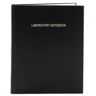 BookFactory A4 Black Lab Notebook   168 Pages (5mm Ruled Format), A4   8.27 x 11.69 (21 cm x 29.7cm), Black Cover, Smyth Sewn Hardbound (LIRPE 168 4LR A LKT1): Industrial & Scientific