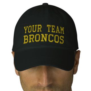 Your Team Name Broncos Embroidered Ball Cap Baseball Cap
