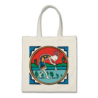 Kokopelli Color Tote Bag