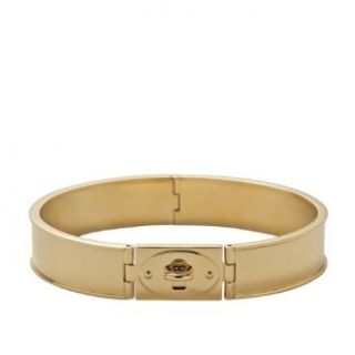 Fossil Turnlock Bangle Gold Tone Jf00102710m Clothing