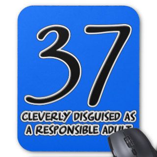 37th Birthday Disguise Mousepads