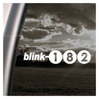 Blink 182 White Sticker Decal Punk Rock Band White Car Window Wall Macbook Notebook Laptop Sticker Decal   Decorative Wall Appliques