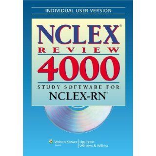 NCLEX Review 4000: Study Software for NCLEX RN (Individual Version) by Springhouse published by Lippincott Williams & Wilkins CD ROM: Health & Personal Care