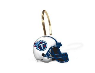 NFL Tennessee Titans Set of 12 Shower Curtain Rings : Sports & Outdoors