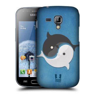 Head Case Designs Yin Yang Kawaii Whales Hard Back Case Cover for Samsung Galaxy S Duos S7562 S7560: Cell Phones & Accessories