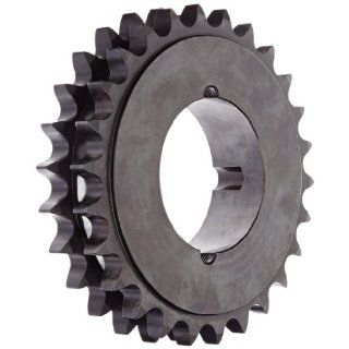 Martin Roller Chain Sprocket, Taper Bushed, Type B Hub, Double Strand, 16B Chain Size, For 3020 Bushing, 25.4mm Pitch, 26 Teeth, 76.2mm Max Bore Dia., 224.43mm OD, 182.56mm Hub Dia., 47.7mm Width: Industrial & Scientific