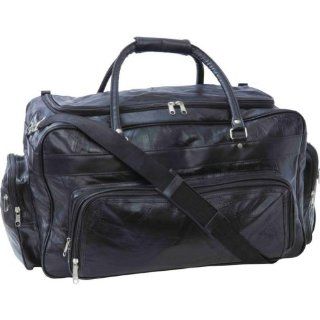 Embassy™ Italian Stone™ Design Genuine Leather 24" Tote Bag   Hunting Duffle Bags