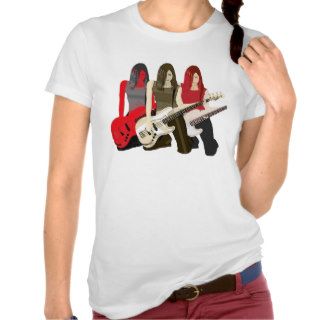 Guitar Chicks Tshirts