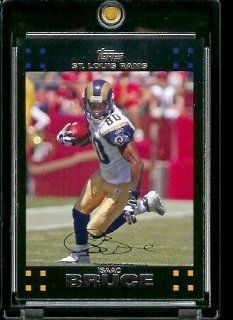 2007 Topps Football # 186 Isaac Bruce   St. Louis Rams   NFL Trading Cards: Sports Collectibles