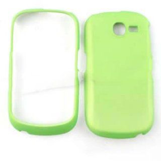 SAMSUNG SGH A187 NON SLIP EMERALD GREEN MATTE CASE ACCESSORY SNAP ON PROTECTOR Cell Phones & Accessories
