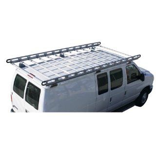 Silver Aluminum H2 Cargo rack 168" Long for a Chevy Express 1996 On: Automotive