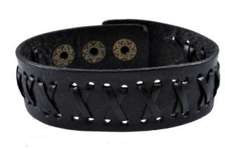 Braided Leather Bracelet / Leather Wristband / Surf Bracelet #177: Jewelry
