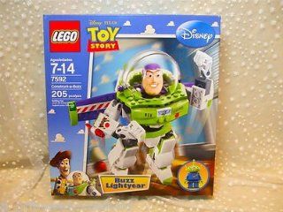 Disney Lego ToyStory 3 Construt a Buzz,205 Pcs,Buzz Lightyear Building Toy,Alien: Toys & Games