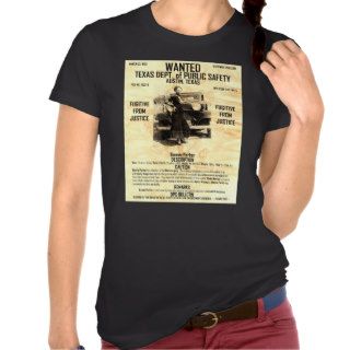 Bonnie Parker Wanted T Shirt