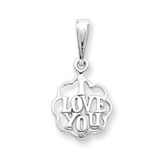 I Love You Charm  Sterling Silver I Love You Charm: Jewelry