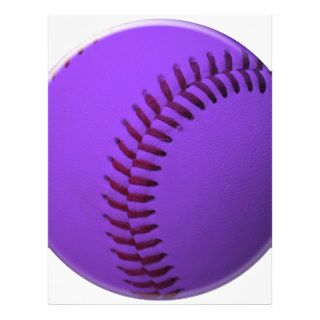Baseball Purple Flyer Design