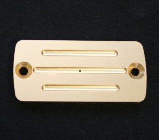 Accutronix Master Cylinder Cover with Milled Lines   Brass C199 M5: Automotive