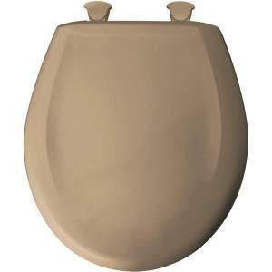 BEMIS Round Closed Front Toilet Seat in Sand 200SLOWT 148