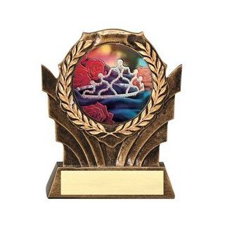 4.5" Holographic Beauty Queen Insert Trophies : Sports Award Trophies : Sports & Outdoors
